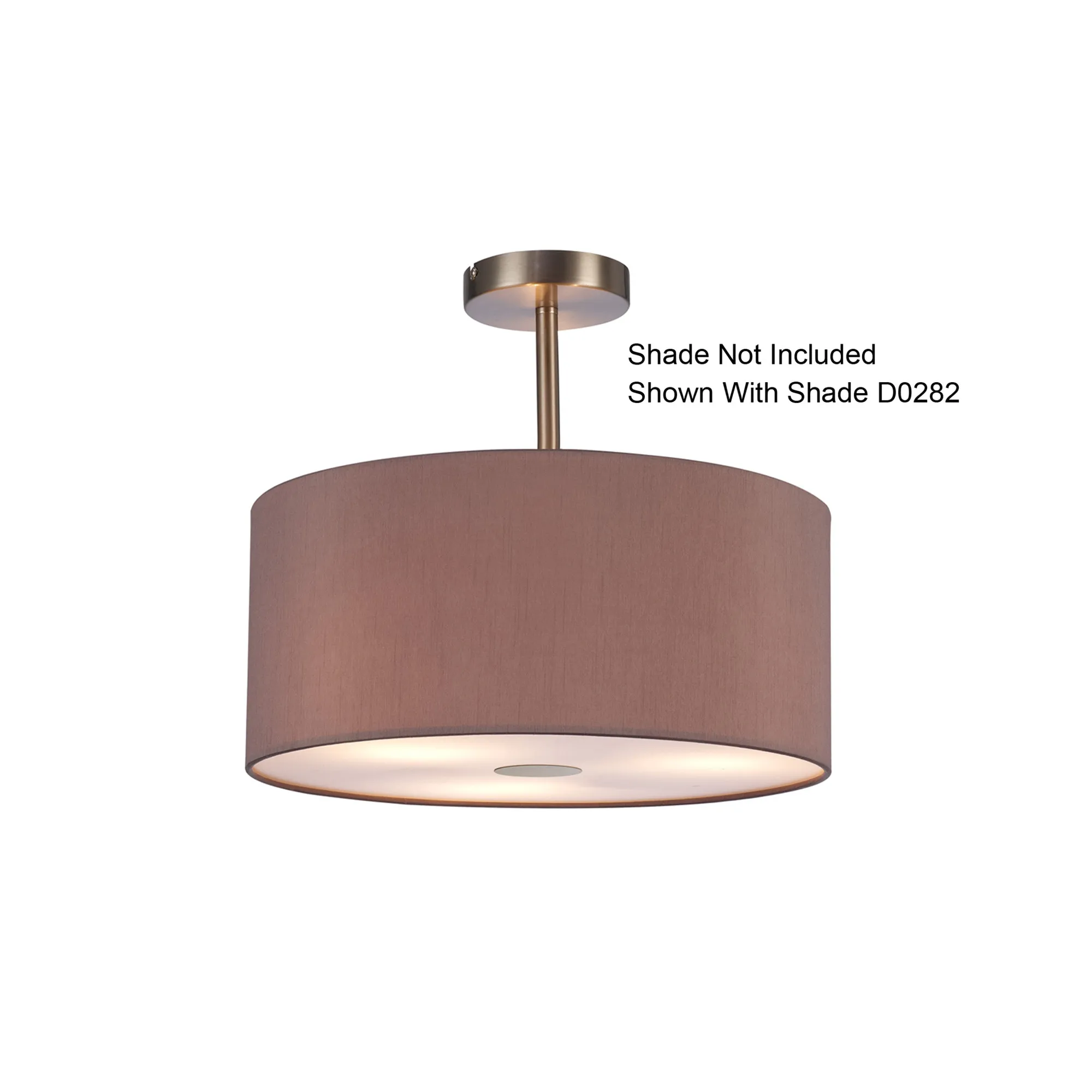 Baymont Semi Flush 3 Light Satin Nickel D0338  Deco Baymont SN